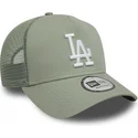 ljusgron-trucker-keps-9forty-a-frame-league-essential-fran-los-angeles-dodgers-mlb-av-new-era