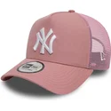keps-trucker-rosa-9forty-a-frame-league-essential-fran-new-york-yankees-mlb-av-new-era
