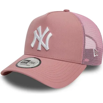 Rosa 9FORTY A Frame League Essential lastbilskeps från New York Yankees MLB av New Era