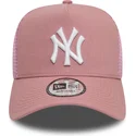 keps-trucker-rosa-9forty-a-frame-league-essential-fran-new-york-yankees-mlb-av-new-era