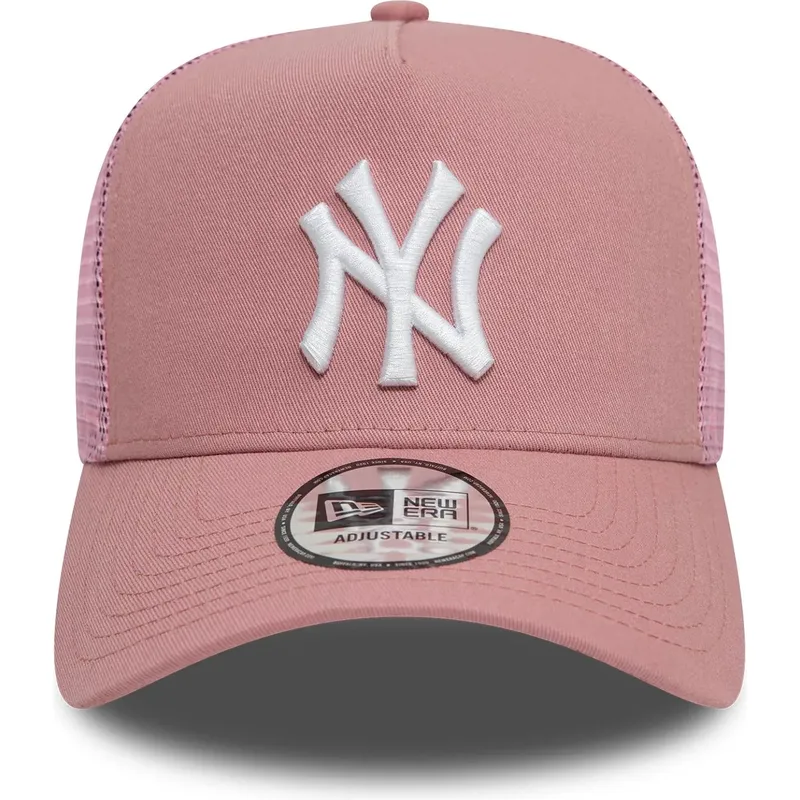 keps-trucker-rosa-9forty-a-frame-league-essential-fran-new-york-yankees-mlb-av-new-era