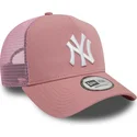keps-trucker-rosa-9forty-a-frame-league-essential-fran-new-york-yankees-mlb-av-new-era