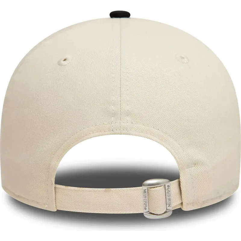 bojd-beige-och-svart-justerbar-keps-9forty-colour-block-fran-chicago-white-sox-mlb-av-new-era