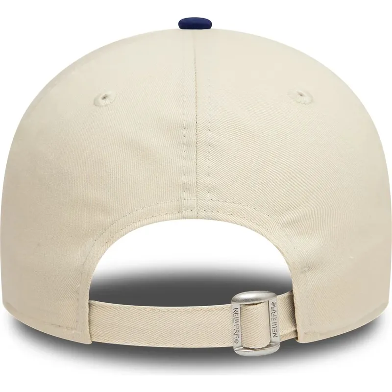 bojd-beige-och-bla-justerbar-keps-9forty-colour-block-fran-los-angeles-dodgers-mlb-av-new-era