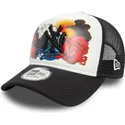 new-era-new-york-yankees-mlb-9forty-a-frame-graphic-svartvit-truckerkeps