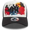 new-era-new-york-yankees-mlb-9forty-a-frame-graphic-svartvit-truckerkeps