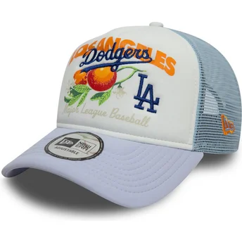 Multifärgad 9FORTY A Frame Fruit Graphic truckerkeps från Los Angeles Dodgers MLB av New Era