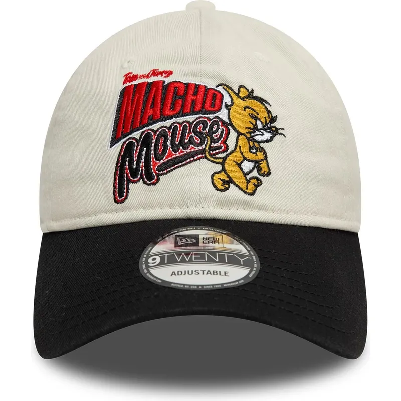 bojd-beige-och-svart-justerbar-keps-9twenty-jerry-looney-tunes-fran-new-era