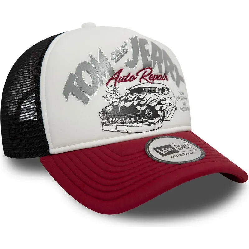 flerfargad-trucker-keps-9forty-a-frame-tom-och-jerry-looney-tunes-fran-new-era