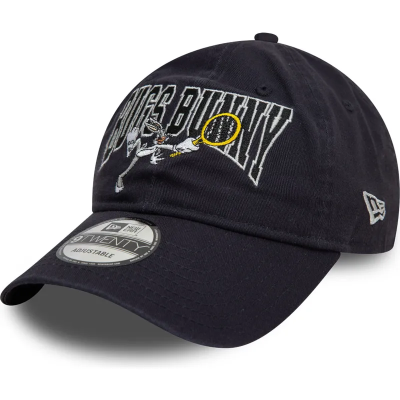 marinbla-bojd-justerbar-keps-9twenty-washed-med-bugs-bunny-looney-tunes-fran-new-era