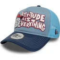keps-trucker-bla-9forty-a-frame-graphic-fran-attitude-is-everything-av-new-era