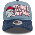 keps-trucker-bla-9forty-a-frame-graphic-fran-attitude-is-everything-av-new-era