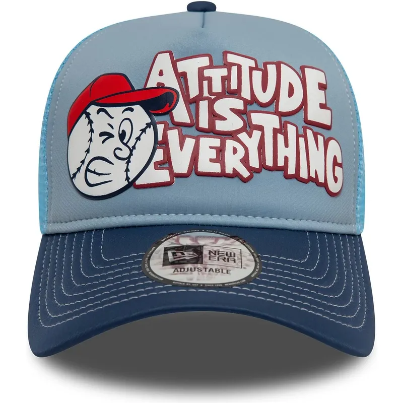 keps-trucker-bla-9forty-a-frame-graphic-fran-attitude-is-everything-av-new-era