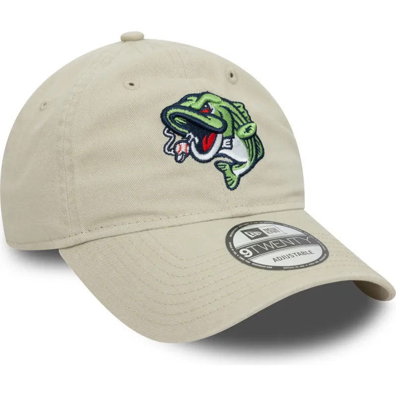 beige-bojd-justerbar-keps-9twenty-fran-gwinnett-stripers-milb-av-new-era