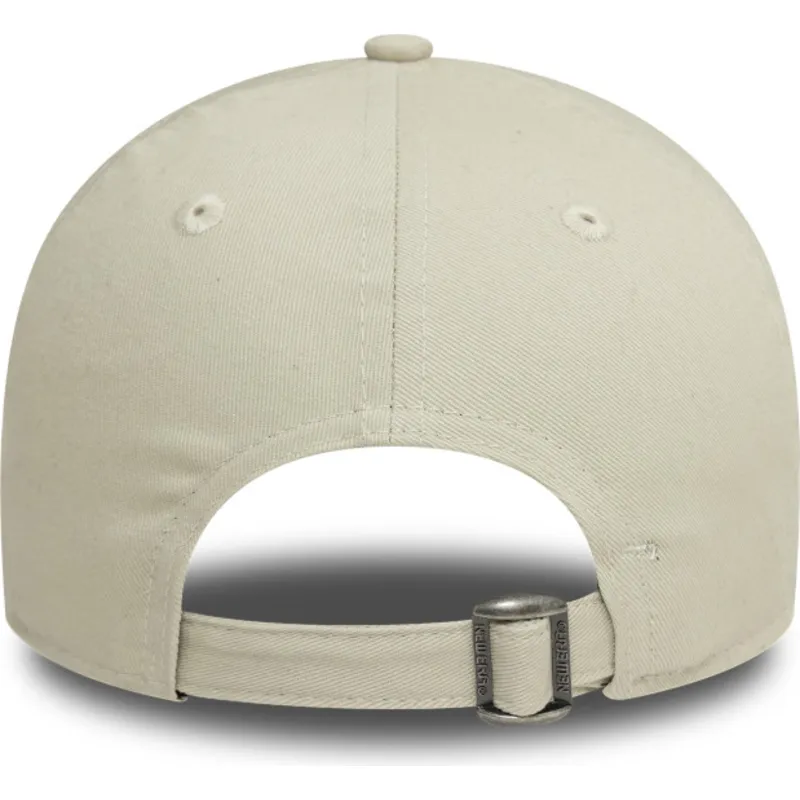 bojd-beige-justerbar-keps-for-dam-9twenty-flame-visor-fran-new-era