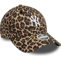 justerbar-leopardskarmkeps-for-kvinnor-9forty-new-york-yankees-mlb-fran-new-era