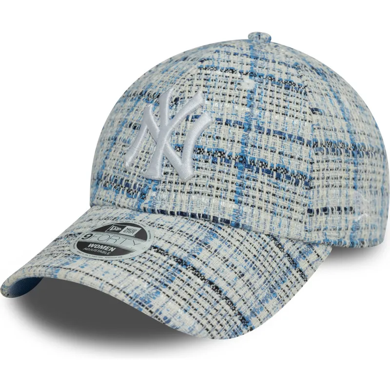 bla-bojd-justerbar-keps-for-dam-9forty-tweed-fran-new-york-yankees-mlb-av-new-era