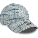 bla-bojd-justerbar-keps-for-dam-9forty-tweed-fran-new-york-yankees-mlb-av-new-era