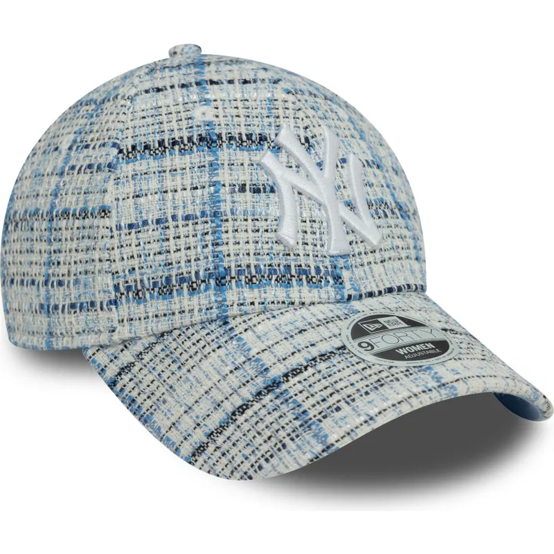 bla-bojd-justerbar-keps-for-dam-9forty-tweed-fran-new-york-yankees-mlb-av-new-era