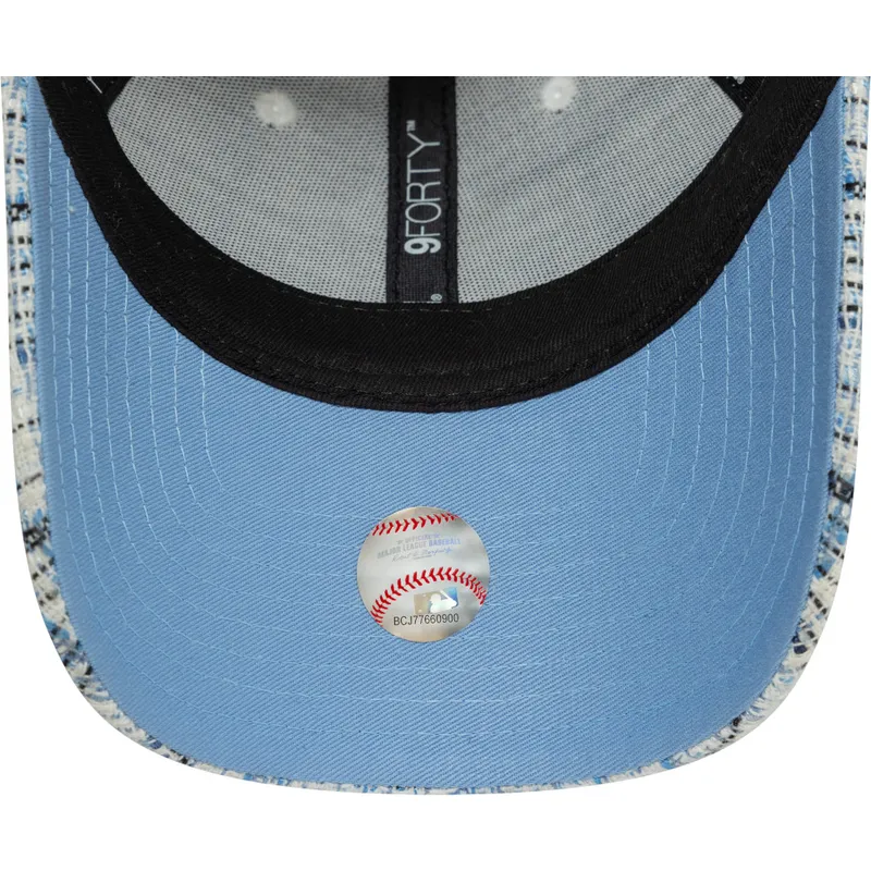 bla-bojd-justerbar-keps-for-dam-9forty-tweed-fran-new-york-yankees-mlb-av-new-era