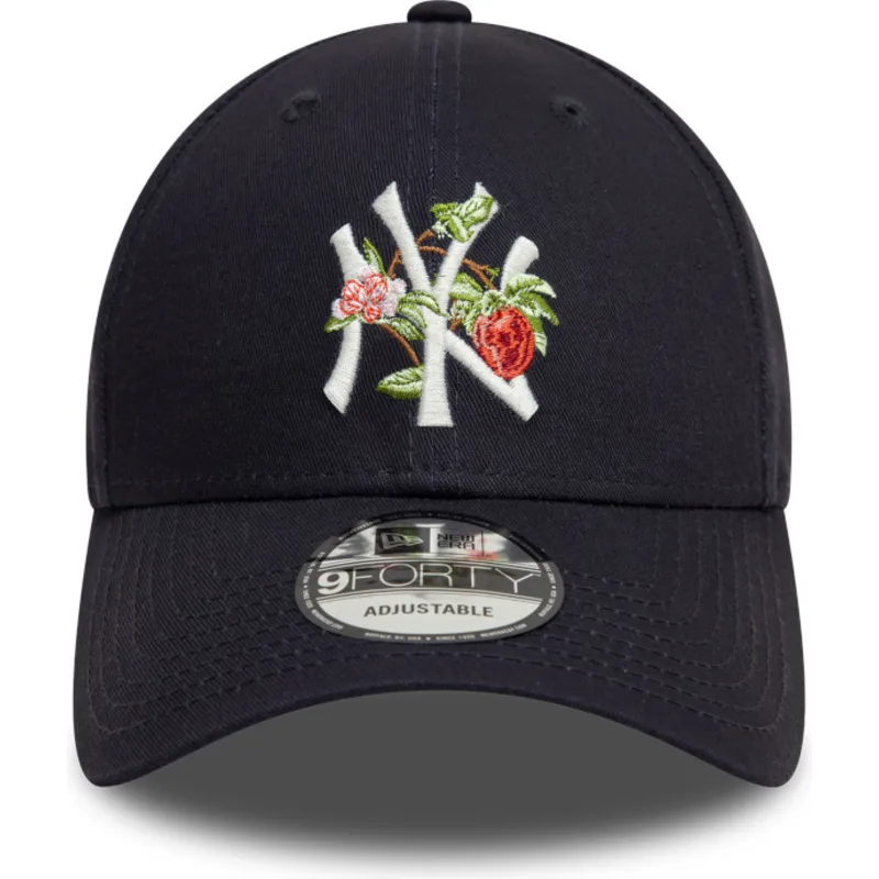 marinbla-kurvad-keps-9forty-fruit-icon-fran-new-york-yankees-mlb-av-new-era