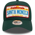 gron-kurvad-keps-snapback-9forty-a-frame-license-plate-fran-santa-monica-stader-och-strander-fran-new-era