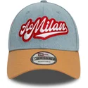 bojd-bla-och-brun-justerbar-keps-9forty-denim-ac-milan-serie-a-fran-new-era