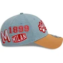 bojd-bla-och-brun-justerbar-keps-9forty-denim-ac-milan-serie-a-fran-new-era