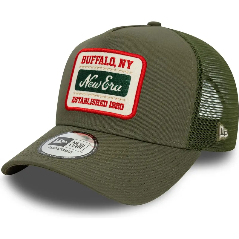gron-trucker-keps-9forty-a-frame-patch-fran-new-era