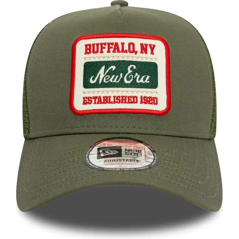 gron-trucker-keps-9forty-a-frame-patch-fran-new-era