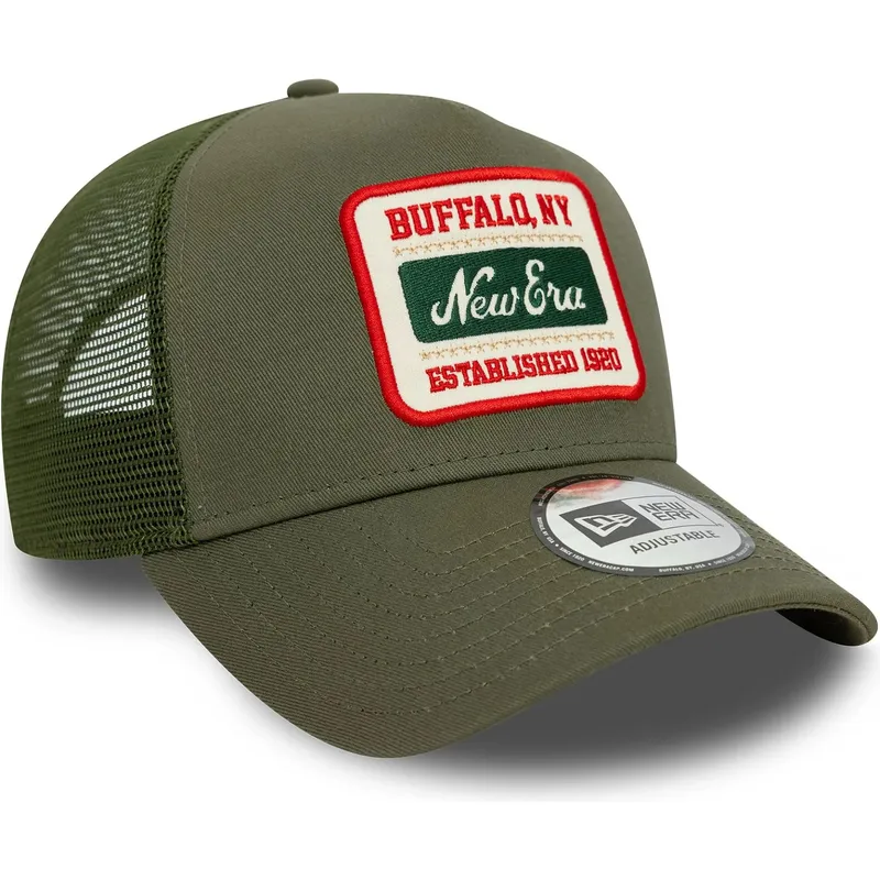 gron-trucker-keps-9forty-a-frame-patch-fran-new-era