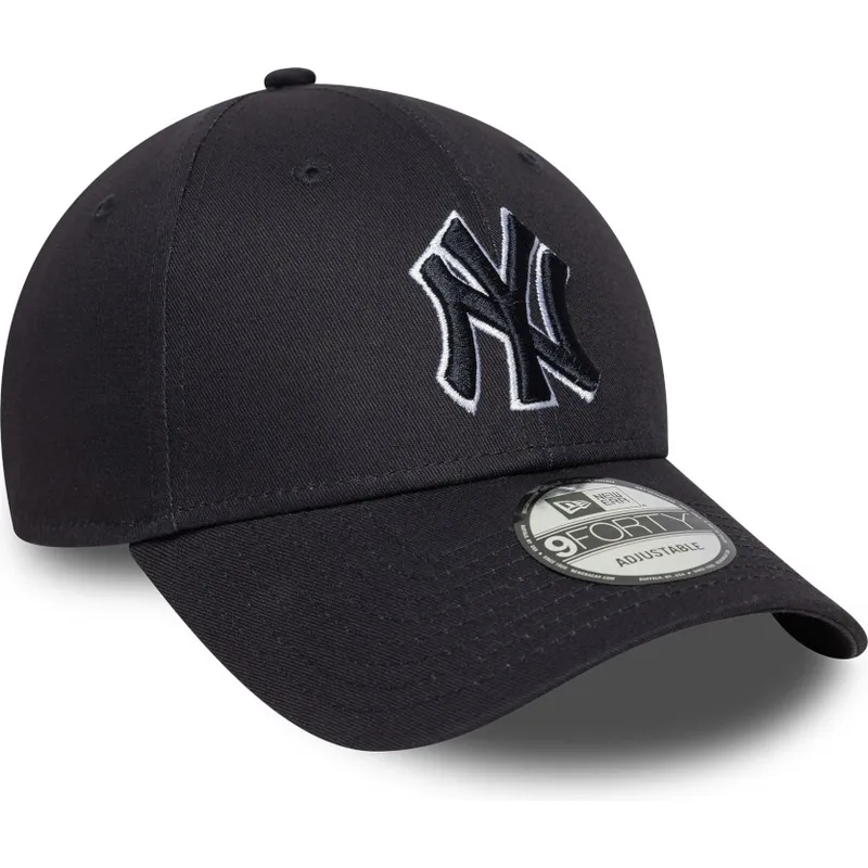 marinbla-bojd-keps-justerbar-med-marinblatt-logo-9forty-outline-fran-new-york-yankees-mlb-av-new-era
