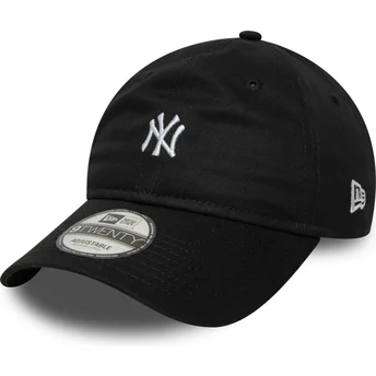 Justerbar svart kurvad keps 9TWENTY Mini Logo från New York Yankees MLB av New Era