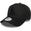 gorra-curva-negra-snapback-con-logo-negro-e-frame-league-essential-de-new-york-yankees-mlb-de-new-era