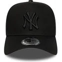 svart-bojd-keps-snapback-med-svart-logotyp-e-frame-league-essential-fran-new-york-yankees-mlb-av-new-era