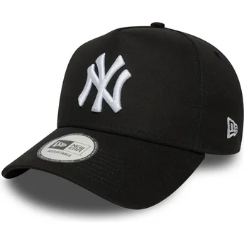 New York Yankees MLB E Frame League Essential snapback med svart böjd skärm från New Era