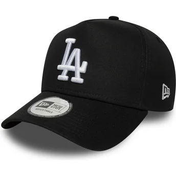 Svart böjd snapback E Frame League Essential från Los Angeles Dodgers MLB av New Era