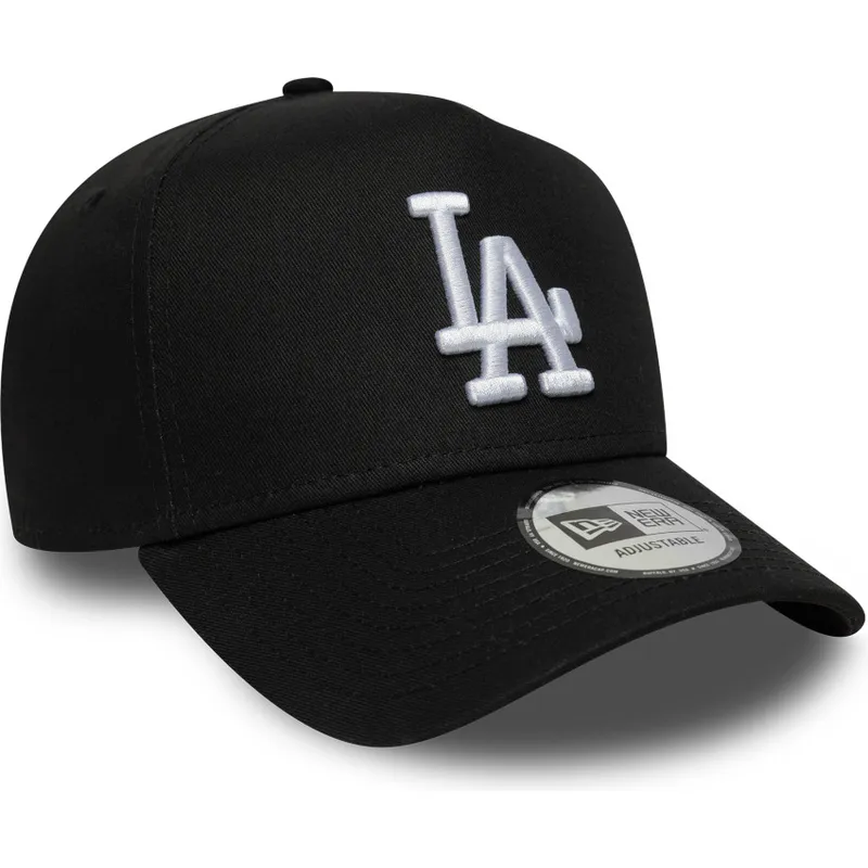 svart-bojd-keps-snapback-e-frame-league-essential-fran-los-angeles-dodgers-mlb-av-new-era