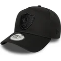 svart-bojd-keps-snapback-e-frame-essential-fran-las-vegas-raiders-nfl-av-new-era