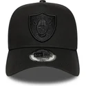 svart-bojd-keps-snapback-e-frame-essential-fran-las-vegas-raiders-nfl-av-new-era
