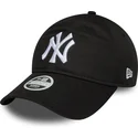 new-era-new-york-yankees-mlb-9twenty-league-essential-justerbar-svart-bojd-keps-for-kvinnor