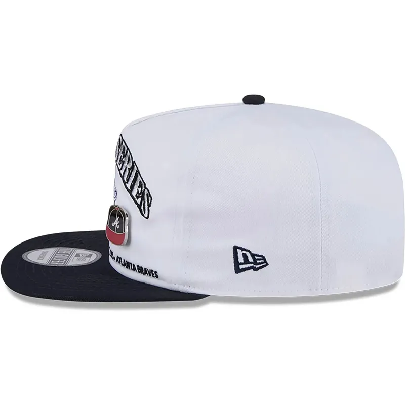 vit-och-svart-platt-snapback-keps-golfer-championship-pin-fran-new-york-yankees-atlanta-braves-mlb-av-new-era