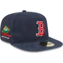 marinbla-platt-keps-justerad-59fifty-a-frame-championship-side-flag-boston-red-sox-mlb-fran-new-era