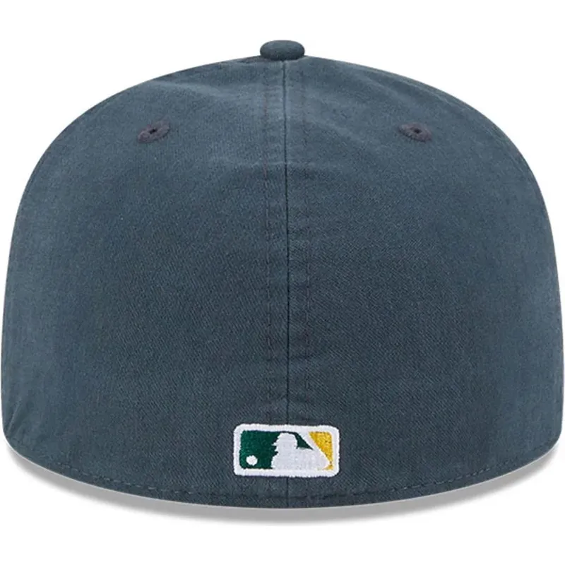 gron-platt-keps-justerad-59fifty-a-frame-championship-side-flag-oakland-athletics-mlb-new-era