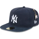 marinbla-new-york-yankees-mlb-59fifty-a-frame-championship-side-flag-flat-keps-fran-new-era
