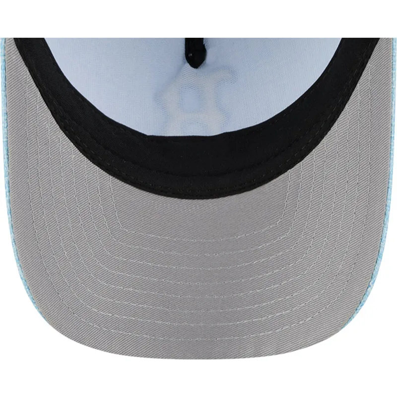 ljusbla-kurvad-keps-snapback-9forty-m-crown-a-frame-cotton-weave-fran-boston-red-sox-mlb-av-new-era