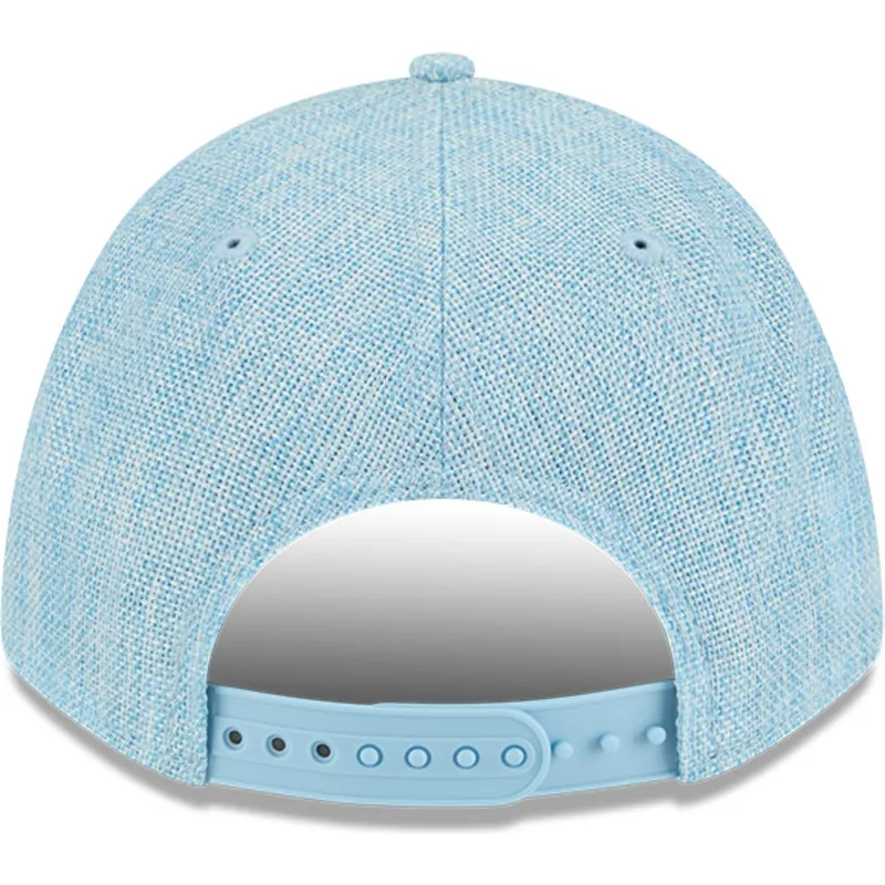 ljusbla-kurvad-keps-snapback-9forty-m-crown-a-frame-cotton-weave-fran-atlanta-braves-mlb-av-new-era