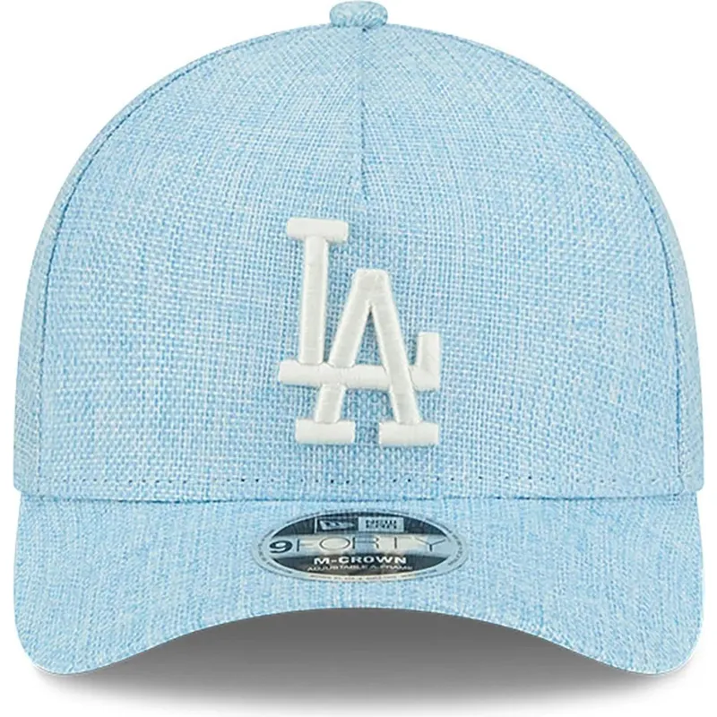 los-angeles-dodgers-mlb-new-era-ljusbla-bojd-skarm-snapback-9forty-m-crown-a-frame-bomullsvav-keps