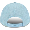ljusbla-kurvad-keps-snapback-9forty-m-crown-a-frame-cotton-weave-fran-los-angeles-dodgers-mlb-av-new-era