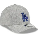 gra-bojd-snapback-keps-med-bla-logotyp-9forty-m-crown-a-frame-cotton-weave-fran-los-angeles-dodgers-mlb-fran-new-era